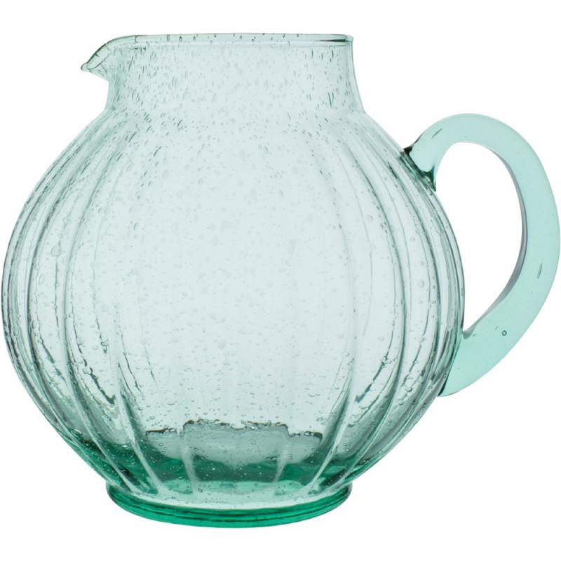 Laura Ashley Κανάτα Γυάλινη Φυσητή Πράσινη Glass 3l