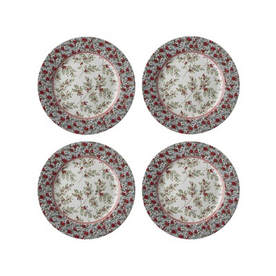 Laura Ashley Πιάτο Ρηχό Πορσελάνης Σετ 4τμχ Stockbridge, 18εκ Laura Ashley Πιάτο Ρηχό Πορσελάνης Σετ 4τμχ Stockbridge, 18εκ