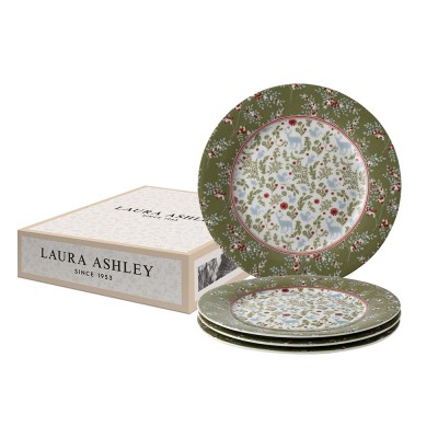 Laura Ashley Πιάτο Ρηχό Πορσελάνης Σετ 4τμχ Stockbridge, 20εκ Laura Ashley Πιάτο Ρηχό Πορσελάνης Σετ 4τμχ Stockbridge, 20εκ