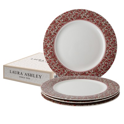 Laura Ashley Πιάτο Ρηχό Πορσελάνης Σετ 4τμχ Stockbridge, 26εκ Laura Ashley Πιάτο Ρηχό Πορσελάνης Σετ 4τμχ Stockbridge, 26εκ