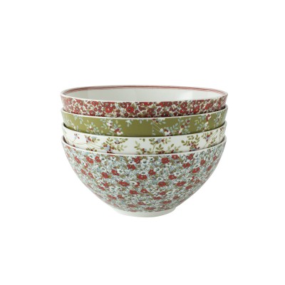 Laura Ashley Μπολ Πορσελάνης Σετ 4τμχ Stockbridge, 16εκ Laura Ashley Μπολ Πορσελάνης Σετ 4τμχ Stockbridge, 16εκ