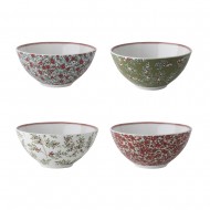 Laura Ashley Μπολ Πορσελάνης Σετ 4τμχ Stockbridge, 13εκ Laura Ashley Μπολ Πορσελάνης Σετ 4τμχ Stockbridge, 13εκ