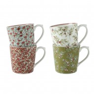 Laura Ashley Κούπες Πορσελάνης Σετ 4τμχ Stockbridge 32cl Laura Ashley Κούπες Πορσελάνης Σετ 4τμχ Stockbridge 32cl