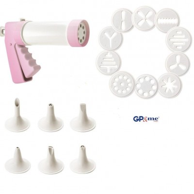 Gp and Me Μπισκοτομηχανή Πλαστική με 16 Διαφορετικά Εξαρτήματα  La Dolcetteria  Gp and Me Μπισκοτομηχανή Πλαστική με 16 Διαφορετικά Εξαρτήματα  La Dolcetteria