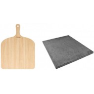 Eppicotispai Etna Σετ Πέτρα Ψησίματος Pizza και Ξύλο 38x30εκ Eppicotispai Etna Σετ Πέτρα Ψησίματος Pizza και Ξύλο 38x30εκ