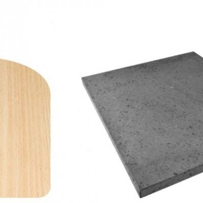 Eppicotispai Etna Σετ Πέτρα Ψησίματος Pizza και Ξύλο 38x30εκ