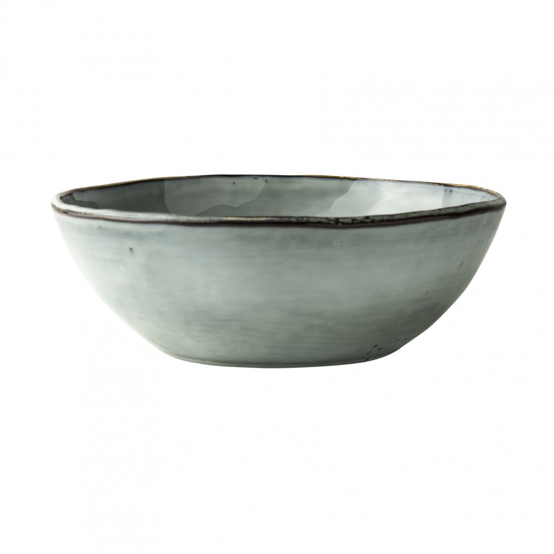 Dutch Rose Σαλατιέρα Μπλε Stoneware Organic 23x8εκ