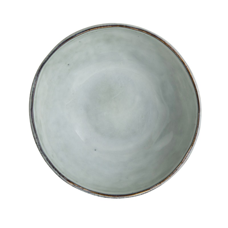 Dutch Rose Σαλατιέρα Μπλε Stoneware Organic 23x8εκ