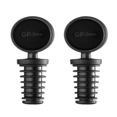 Gp and Me Πώματα Μπουκαλιών Πλαστικά με Σιλικόνη Σετ 2τμχ Sommelier  Gp and Me Πώματα Μπουκαλιών Πλαστικά με Σιλικόνη Σετ 2τμχ Sommelier