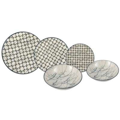 Πιάτα Πορσελάνης Σετ 20τμχ HFA Squares Πιάτα Πορσελάνης Σετ 20τμχ HFA Squares