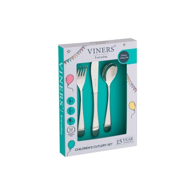 Viners Μαχαιροπήρουνα Παιδικά Ανοξείδωτο Ατσάλι Σετ 3τμχ  Viners Μαχαιροπήρουνα Παιδικά Ανοξείδωτο Ατσάλι Σετ 3τμχ