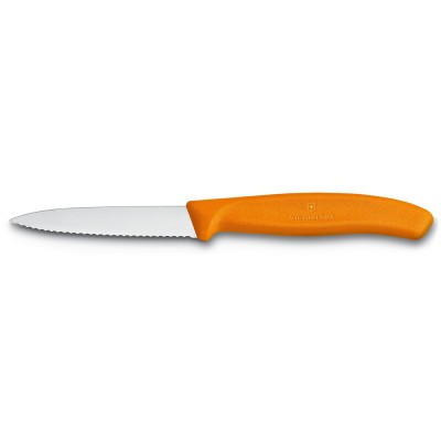 Victorinox Μαχαίρι Γενικής Χρήσης Οδοντωτό Πορτοκαλί 8εκ Victorinox Μαχαίρι Γενικής Χρήσης Οδοντωτό Πορτοκαλί 8εκ