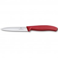 Victorinox Μαχαίρι Γενικής Χρήσης Οδοντωτό Κόκκινο 10εκ Victorinox Μαχαίρι Γενικής Χρήσης Οδοντωτό Κόκκινο 10εκ
