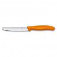 Victorinox Μαχαίρι Γενικής Χρήσης Οδοντωτό Πορτοκαλί 11εκ Victorinox Μαχαίρι Γενικής Χρήσης Οδοντωτό Πορτοκαλί 11εκ