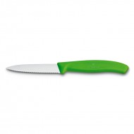 Victorinox Μαχαίρι Γενικής Χρήσης Οδοντωτό Πράσινο 8εκ Victorinox Μαχαίρι Γενικής Χρήσης Οδοντωτό Πράσινο 8εκ
