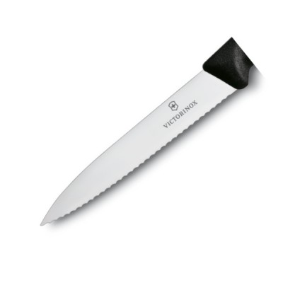 Victorinox Μαχαίρι Γενικής Χρήσης Οδοντωτό Μαύρο 10εκ Victorinox Μαχαίρι Γενικής Χρήσης Οδοντωτό Μαύρο 10εκ