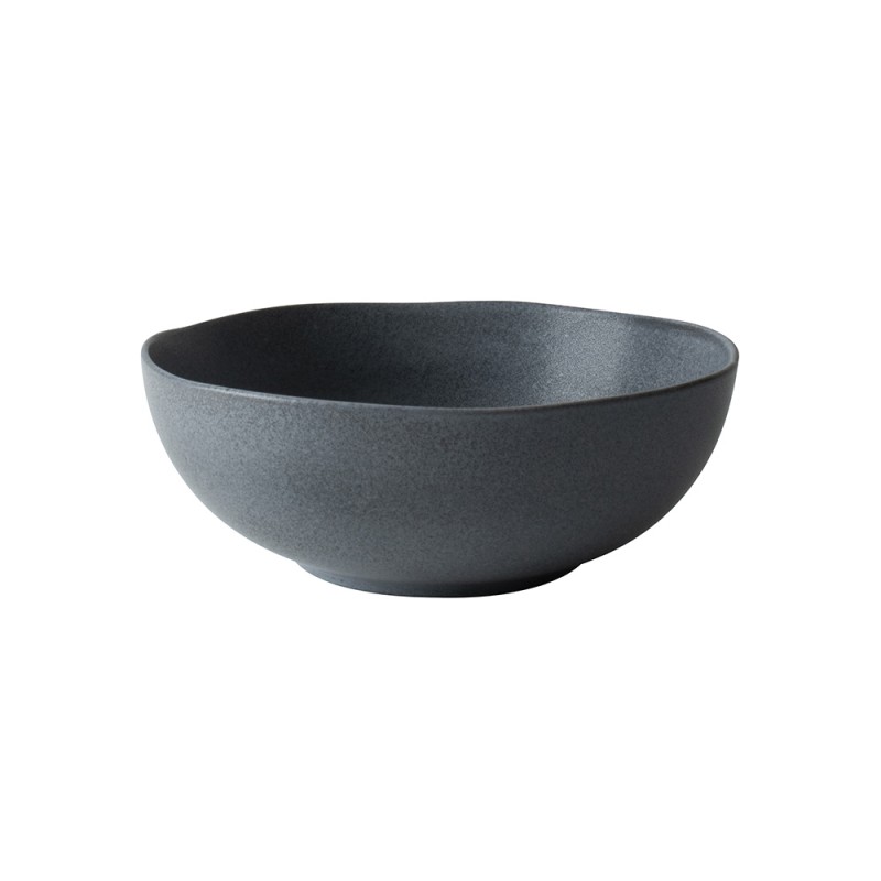 Dutch Rose Μπολ Stoneware Μαύρο Ματ, Black Velvet 17εκ 