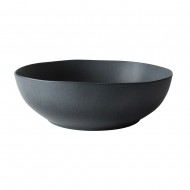 Dutch Rose Σαλατιέρα Stoneware Μαύρο Ματ, Black Velvet 24εκ  Dutch Rose Σαλατιέρα Stoneware Μαύρο Ματ, Black Velvet 24εκ