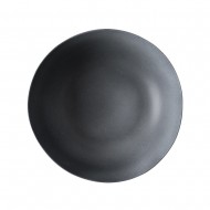 Dutch Rose Σαλατιέρα Stoneware Μαύρο Ματ, Black Velvet 24εκ  Dutch Rose Σαλατιέρα Stoneware Μαύρο Ματ, Black Velvet 24εκ