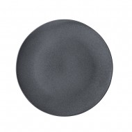 Dutch Rose Πιάτο Ρηχό Stoneware Μαύρο Ματ, Black Velvet 20,5εκ  Dutch Rose Πιάτο Ρηχό Stoneware Μαύρο Ματ, Black Velvet 20,5εκ