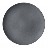 Dutch Rose Πιάτο Ρηχό Stoneware Μαύρο Ματ, Black Velvet 27εκ  Dutch Rose Πιάτο Ρηχό Stoneware Μαύρο Ματ, Black Velvet 27εκ