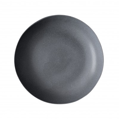 Dutch Rose Πιάτο Βαθύ Stoneware Μαύρο Ματ, Black Velvet 23εκ  Dutch Rose Πιάτο Βαθύ Stoneware Μαύρο Ματ, Black Velvet 23εκ