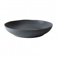 Dutch Rose Πιάτο Βαθύ Stoneware Μαύρο Ματ, Black Velvet 23εκ  Dutch Rose Πιάτο Βαθύ Stoneware Μαύρο Ματ, Black Velvet 23εκ