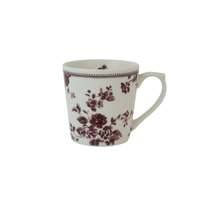 Laura Ashley Κούπες Πορσελάνης Σετ 4τμχ Damson 32cl