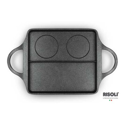 Risoli Επιφάνεια Ψησίματος BB Burger Χυτού Αλουμινίου Explora 40x24εκ Risoli Επιφάνεια Ψησίματος BB Burger Χυτού Αλουμινίου Explora 40x24εκ