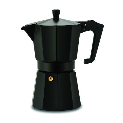 Ghidini Καφετιέρα Espresso Μαύρη 6 Ατόμων Αλουμινίου Ghidini Καφετιέρα Espresso Μαύρη 6 Ατόμων Αλουμινίου