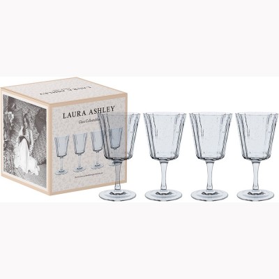 Laura Ashley Ποτήρι Κρασιού Γυάλινο Φυσητό Σετ 4τμχ Glass 27cl Laura Ashley Ποτήρι Κρασιού Γυάλινο Φυσητό Σετ 4τμχ Glass 27cl