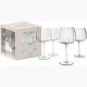 Laura Ashley Ποτήρι Gin Γυάλινο Φυσητό Σετ 4τμχ Πράσινο Glass 52cl