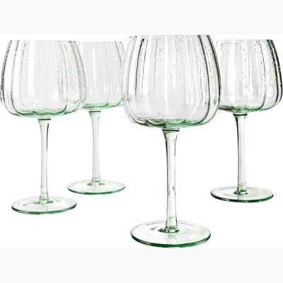 Laura Ashley Ποτήρι Gin Γυάλινο Φυσητό Σετ 4τμχ Πράσινο Glass 52cl Laura Ashley Ποτήρι Gin Γυάλινο Φυσητό Σετ 4τμχ Πράσινο Glass 52cl