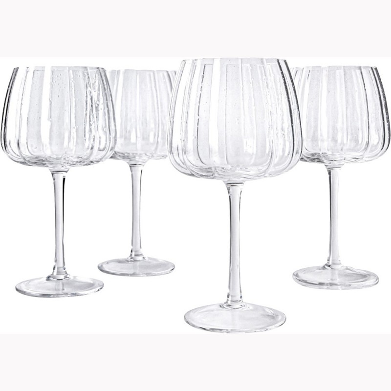 Laura Ashley Ποτήρι Gin Γυάλινο Φυσητό Σετ 4τμχ Glass 52cl