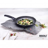 Risoli Τηγάνι Αντικολλητικό Χυτού Αλουμινίου Granito 28εκ Risoli Τηγάνι Αντικολλητικό Χυτού Αλουμινίου Granito 28εκ