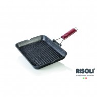Risoli Γκριλιέρα Χυτού Αλουμινίου Granito 43x26εκ Risoli Γκριλιέρα Χυτού Αλουμινίου Granito 43x26εκ