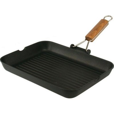 Risoli Γκριλιέρα Χυτού Αλουμινίου Gratella 26x36εκ Risoli Γκριλιέρα Χυτού Αλουμινίου Gratella 26x36εκ