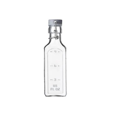 Kilner Μπουκάλι Γυάλινο Τετράγωνο με Κλιπ με 0,3L/ 6x6x20εκ Kilner Μπουκάλι Γυάλινο Τετράγωνο με Κλιπ με 0,3L/ 6x6x20εκ