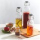 Kilner Μπουκάλι Γυάλινο Τετράγωνο με Κλιπ με  1L/ 7,5x7,5x30,6εκ