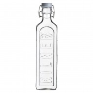Kilner Μπουκάλι Γυάλινο Τετράγωνο με Κλιπ με  1L/ 7,5x7,5x30,6εκ Kilner Μπουκάλι Γυάλινο Τετράγωνο με Κλιπ με  1L/ 7,5x7,5x30,6εκ