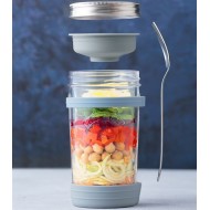 Kilner Σετ Δοχείο Μεταφοράς Φαγητού Γυαλί-Σιλικόνη 0,5L/14x11x19εκ Kilner Σετ Δοχείο Μεταφοράς Φαγητού Γυαλί-Σιλικόνη 0,5L/14x11x19εκ