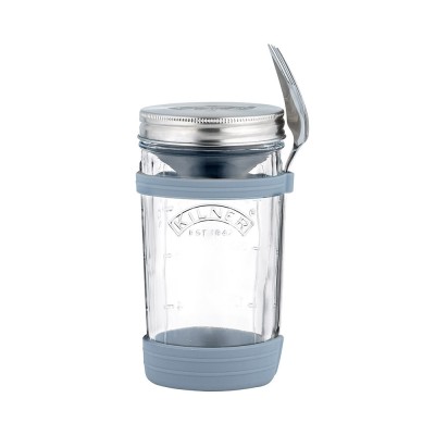 Kilner Σετ Δοχείο Μεταφοράς Φαγητού Γυαλί-Σιλικόνη 0,5L/14x11x19εκ Kilner Σετ Δοχείο Μεταφοράς Φαγητού Γυαλί-Σιλικόνη 0,5L/14x11x19εκ