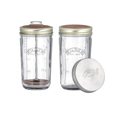 Kilner Σετ Παρασκευής Φυτικών Ροφημάτων  0,5Lx2/18,3x11x20,5εκ Kilner Σετ Παρασκευής Φυτικών Ροφημάτων  0,5Lx2/18,3x11x20,5εκ