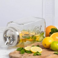 Kilner Δοχείο Αποθήκευσης Γυάλινο με Βρυσάκι 3L-33x14x18εκ Kilner Δοχείο Αποθήκευσης Γυάλινο με Βρυσάκι 3L-33x14x18εκ