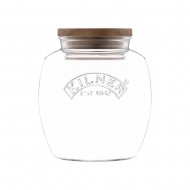 Kilner Βάζο Αποθήκευσης-Μπισκοτιέρα Γυάλινη με Καπάκι Ξύλινο 2L/15.6x17.5εκ Kilner Βάζο Αποθήκευσης-Μπισκοτιέρα Γυάλινη με Καπάκι Ξύλινο 2L/15.6x17.5εκ