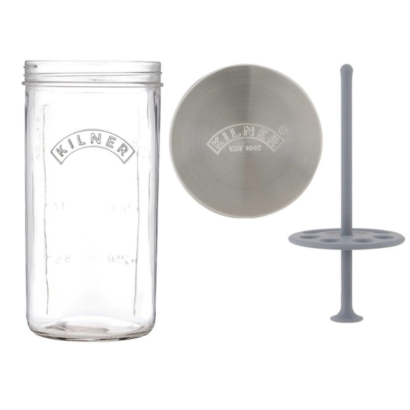 Kilner Βάζο Συντήρησης Βοτάνων και Μυρωδικών 1L,10x10x20εκ