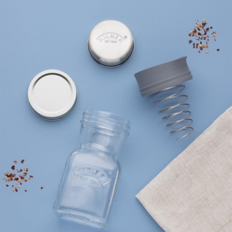 Kilner Σετ Παρασκευής Dressing Γυάλινο με Ελατήριο, 0,5L,11,5x11,5x20εκ Kilner Σετ Παρασκευής Dressing Γυάλινο με Ελατήριο, 0,5L,11,5x11,5x20εκ