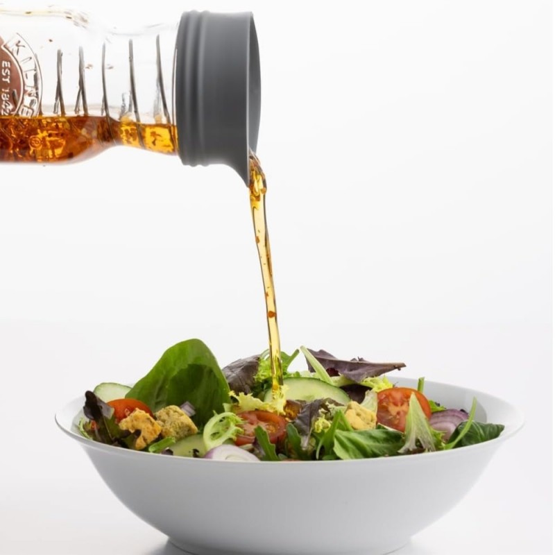 Kilner Σετ Παρασκευής Dressing Γυάλινο με Ελατήριο, 0,5L,11,5x11,5x20εκ Kilner Σετ Παρασκευής Dressing Γυάλινο με Ελατήριο, 0,5L,11,5x11,5x20εκ