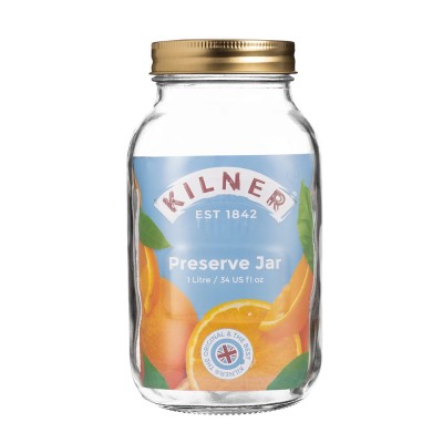 Kilner Βάζο Αποθήκευσης Γυάλινο 1L-9,3x18εκ Kilner Βάζο Αποθήκευσης Γυάλινο 1L-9,3x18εκ