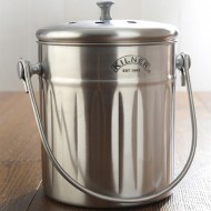 Kilner Κάδος Κομποστοποίησης απο Ανοξείδωτο Ατσάλι με Φίλτρο Άνθρακα 2L-15x17,5x20εκ